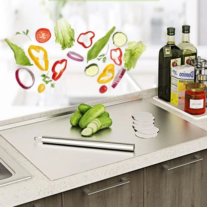 Stainless Steel Chopping Board 304 Non-slip Edge