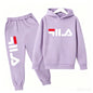 Kids Casual Sports Hoodie and Pants Set Polyester