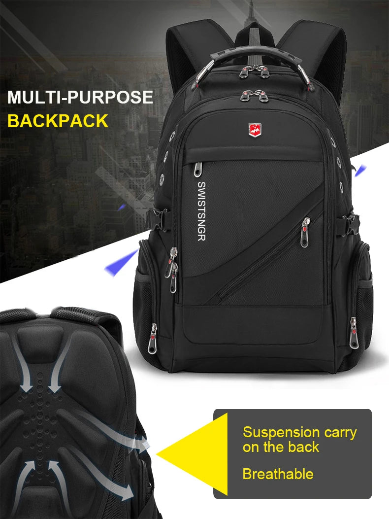 Waterproof Oxford Laptop Backpack for Travel and School