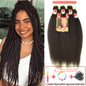 26 Inch Pre Stretched Blonde Ombre Braiding Hair