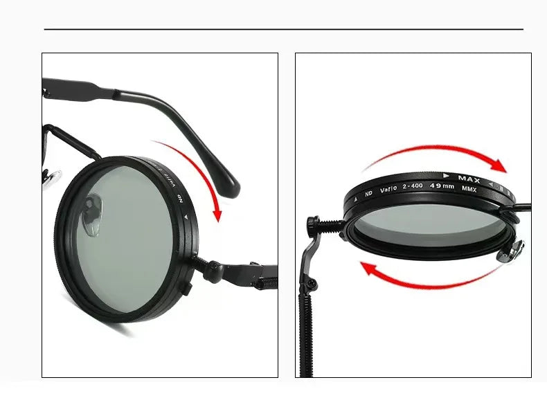 Polarized Round Sunglasses for Outdoor Use