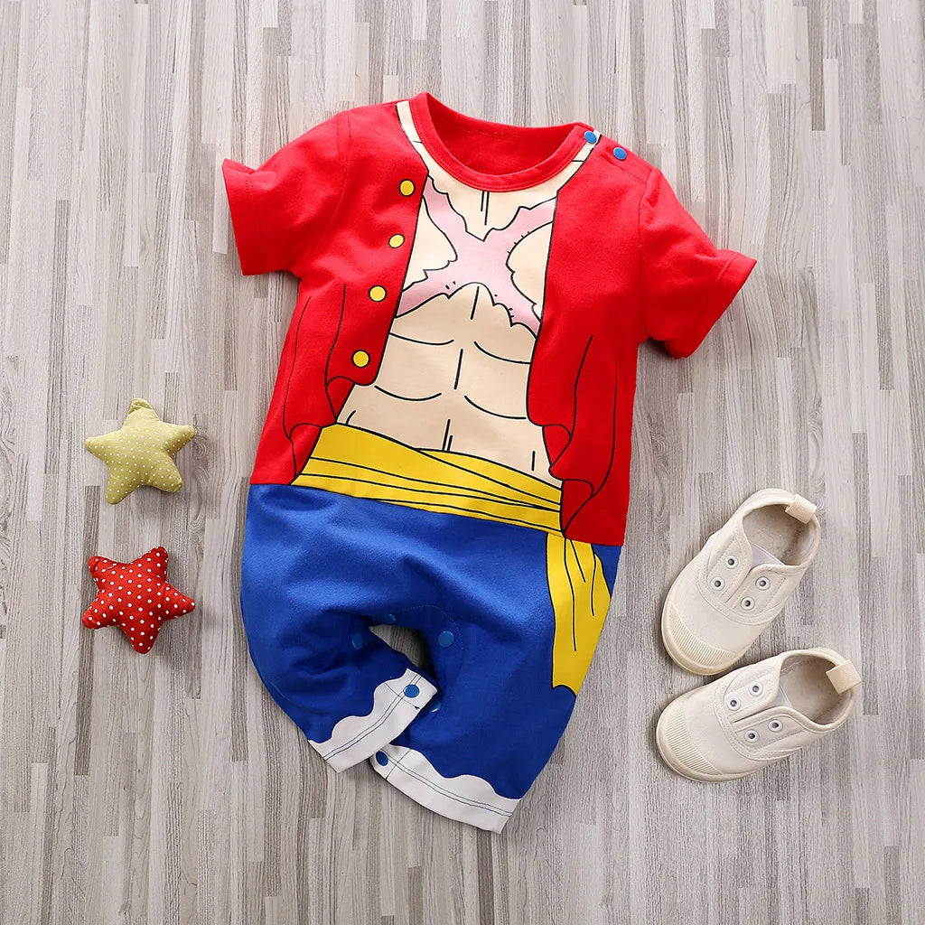 Cotton Anime Role Play Baby Jumpsuit for Summer
