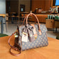 Women's Versatile PVC Handbag with Zipper Closure