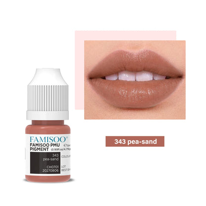 FAMISOO 5ML Permanent Makeup Pigment for Lips and Eyebrows