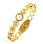 Classic Gold Plated Stainless Steel Cuff Bracelet