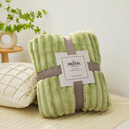 Coral Velvet Blanket Plush Soft Warm Throw