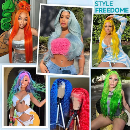 613 13x6 Lace Front Wig Human Hair Body Wave Blonde