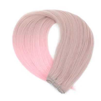 30 Inch Bone Straight Synthetic Hair Bundles Piano Blonde Ombre