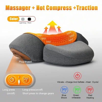 Heated Neck Massage Pillow