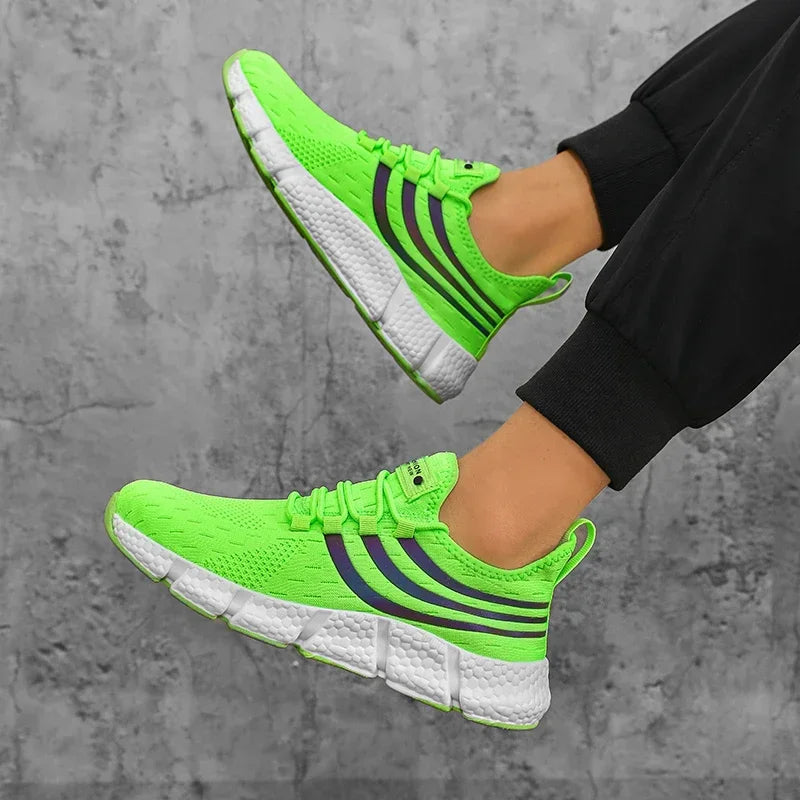 Men's Breathable Platform Running Sneakers