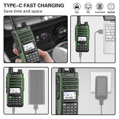 BaoFeng M-13 PRO V2 High Power Multi Band Walkie Talkie