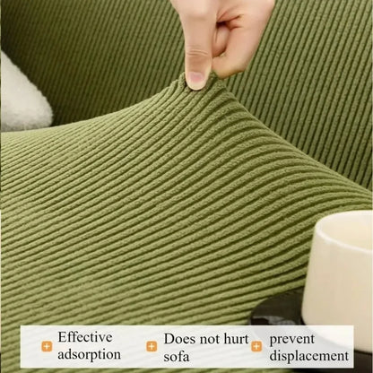 Thick Soft Corduroy Non-Slip Sofa Cover Universal Fit