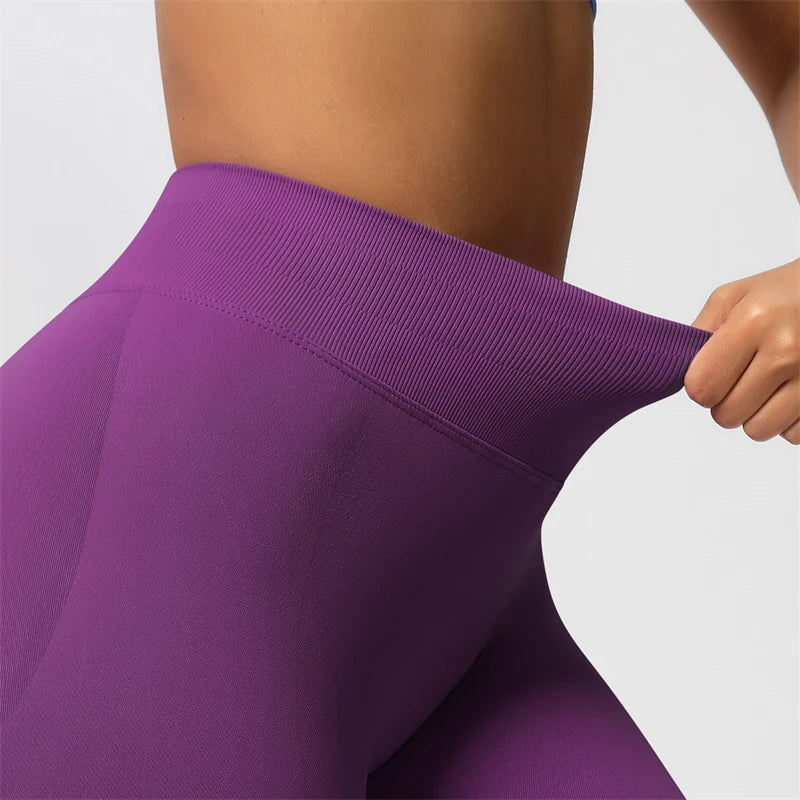 Women Seamless Bum Shaping Leggings Fitness Pants