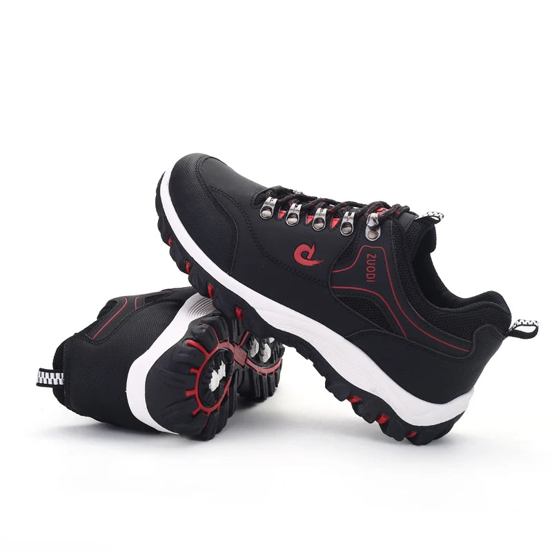 Men's Leather Casual Sneakers for Tennis and Walking