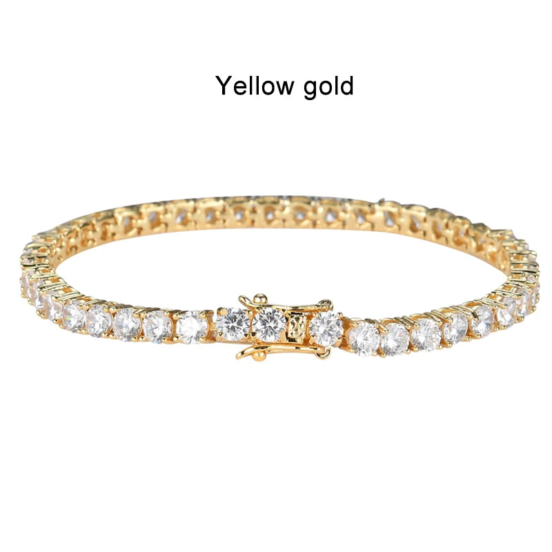 Moissanite Tennis Bracelet 925 Sterling Silver White Gold